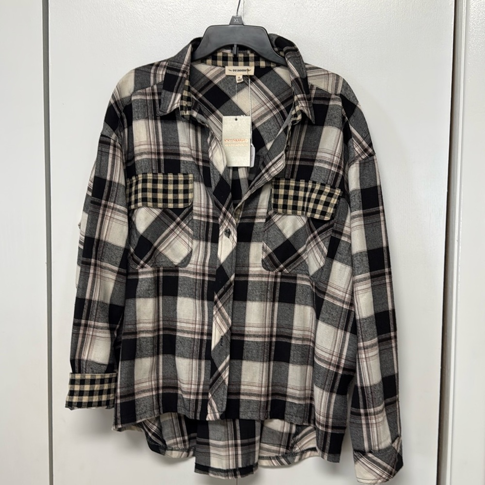 Boutique flannel shirt